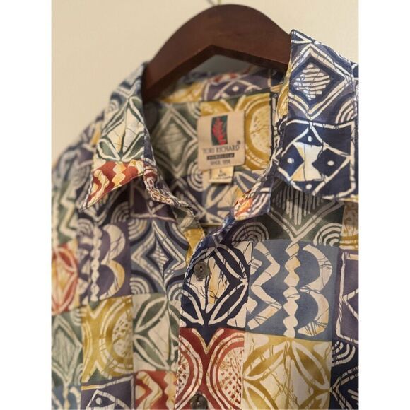 VTG Tori Richard Honolulu Men’s Multicolor Hawaiian Button-Down Shirt - Large - Picture 2 of 7